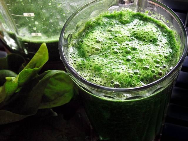 Smoothie à la spiruline