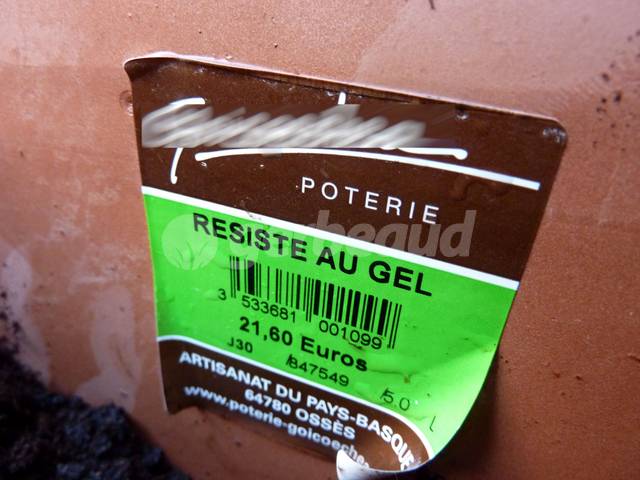 Poterie résistante au gel