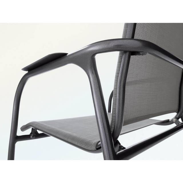 Chaise jardin en aluminium