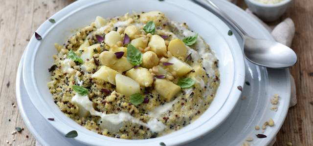 Risotto de quinoa aux asperges