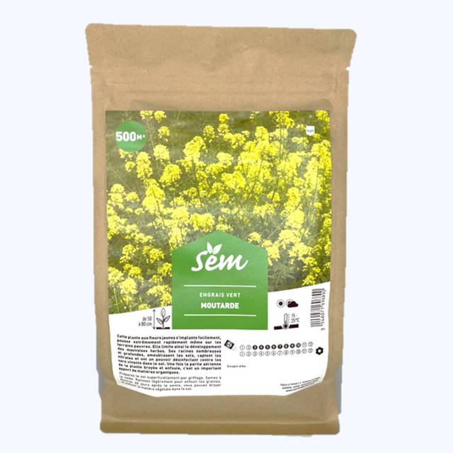 Sac d'engrais vert Moutarde Blanche