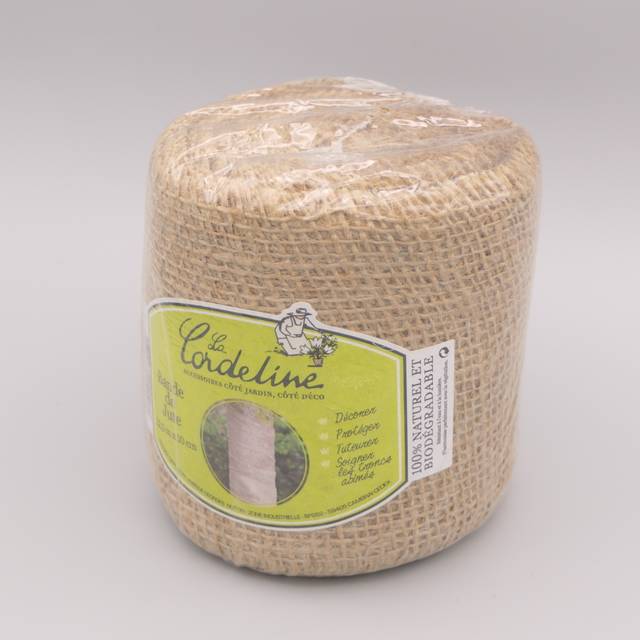 BANDE DE JUTE 10CMX12,5M NATUREL