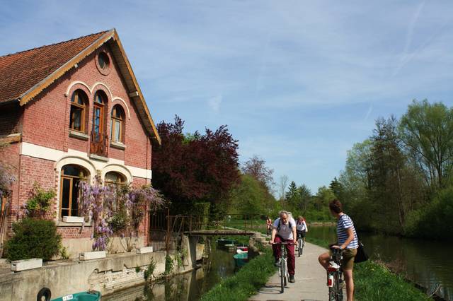 Hortillonnages visités à vélo