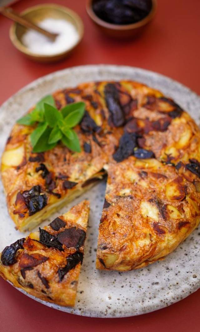 Tortilla espagnole aux pruneaux
