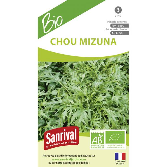 Chou mizuna BIO (sachet)