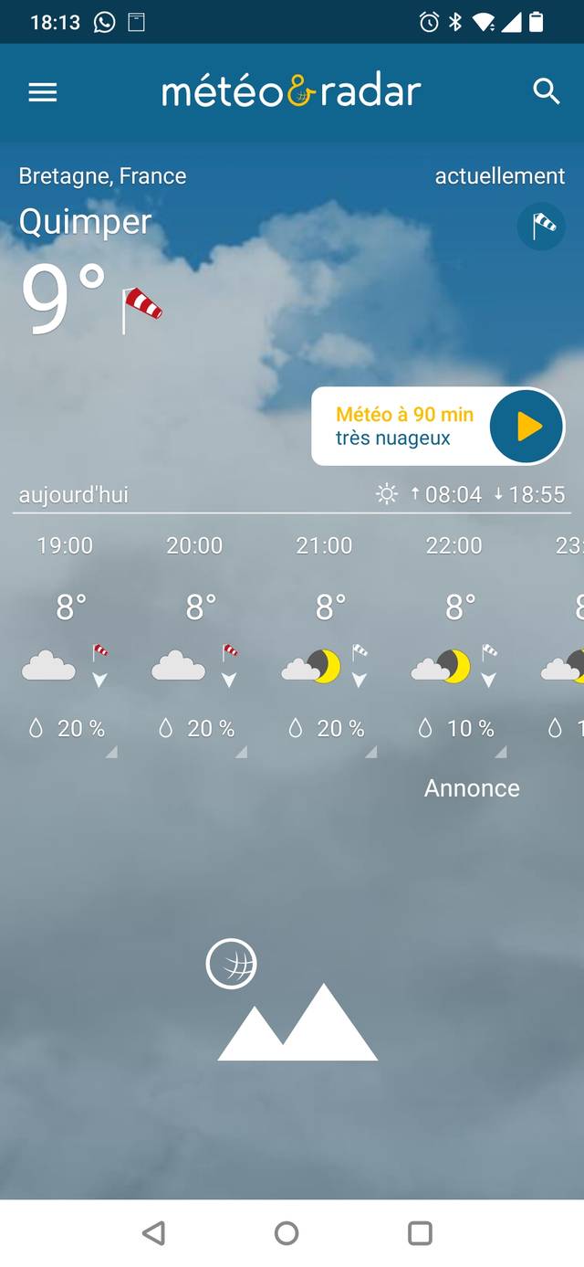 Application Météo&Radar