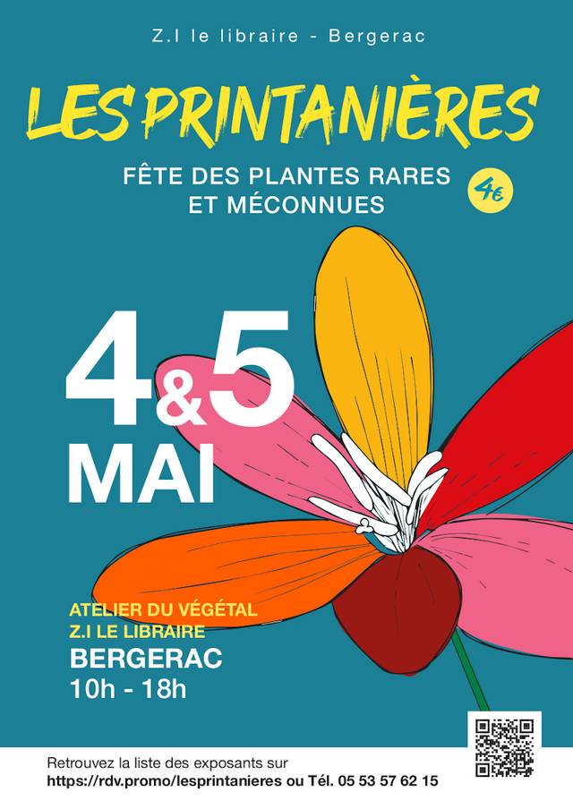Les printanières à Bergerac - affiche 2024