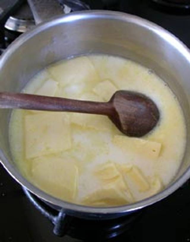 Ajout du beurre