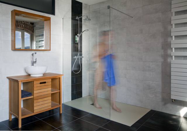 Douche à l'italienne