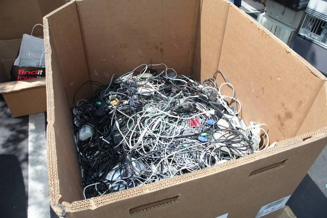 Collecte de déchets électroniques