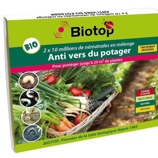 Némacare® - Nématodes anti-vers du potager universel (D.R. / Biotop)