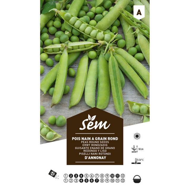 Pois à grain rond d'Annonay (sachet) (D.R. / Sanrival)