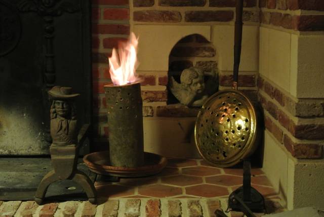 Dans la cheminée