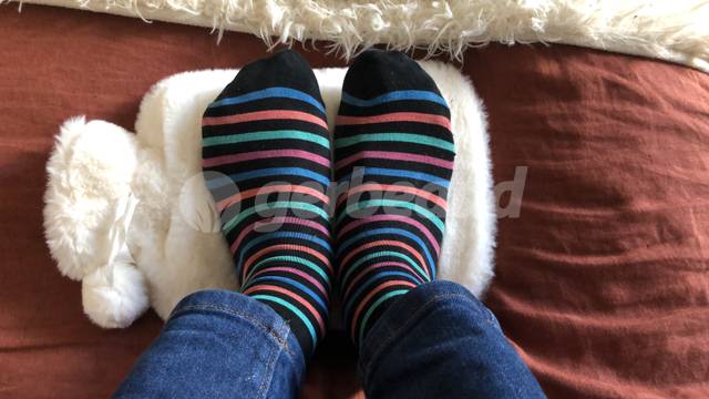 Bouillotte chaude pour pieds froids