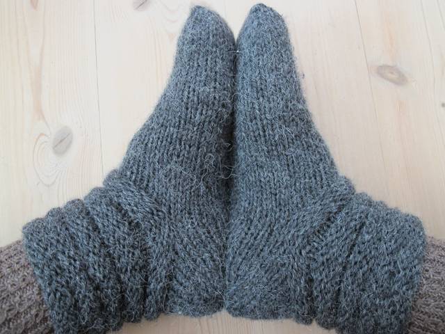 Chaussettes chaudes en laine pour pieds froids