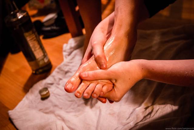 Massage de pied