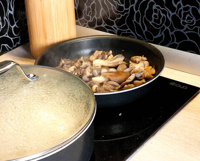 Cuisson des pleurotes