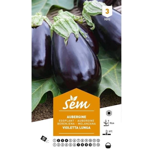 Aubergine Violetta Lunga (sachet)