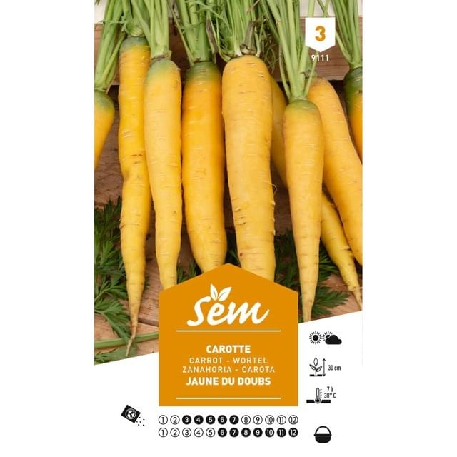 Carotte jaune du Doubs (sachet)
