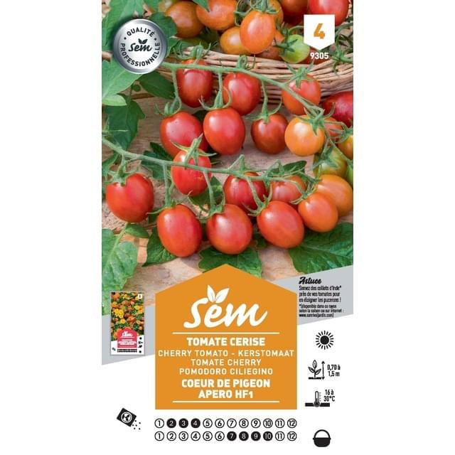 Tomate cerise coeur de pigeon apéro F1 (sachet)