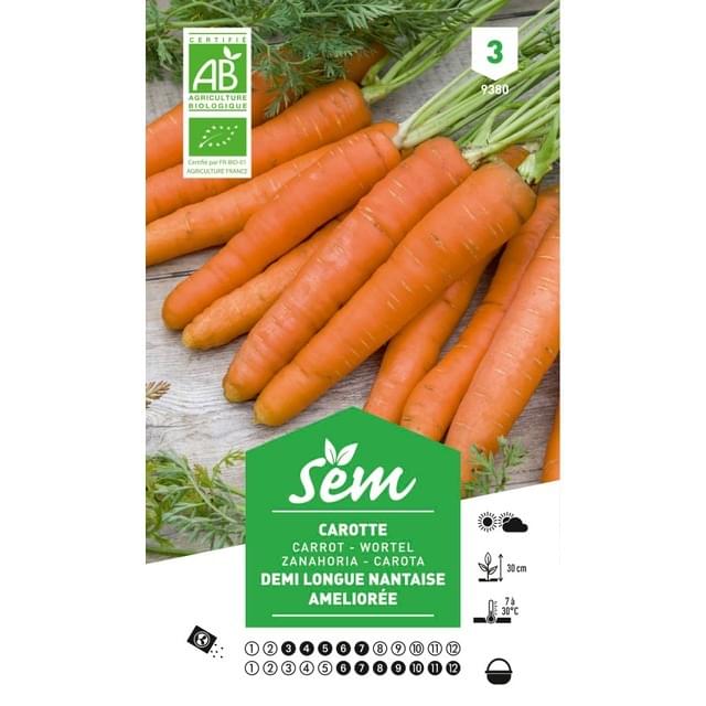 Carotte Nantaise Bio (sachet)