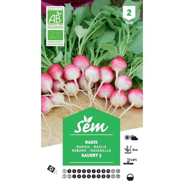 Radis Gaudry 3 Bio (sachet)