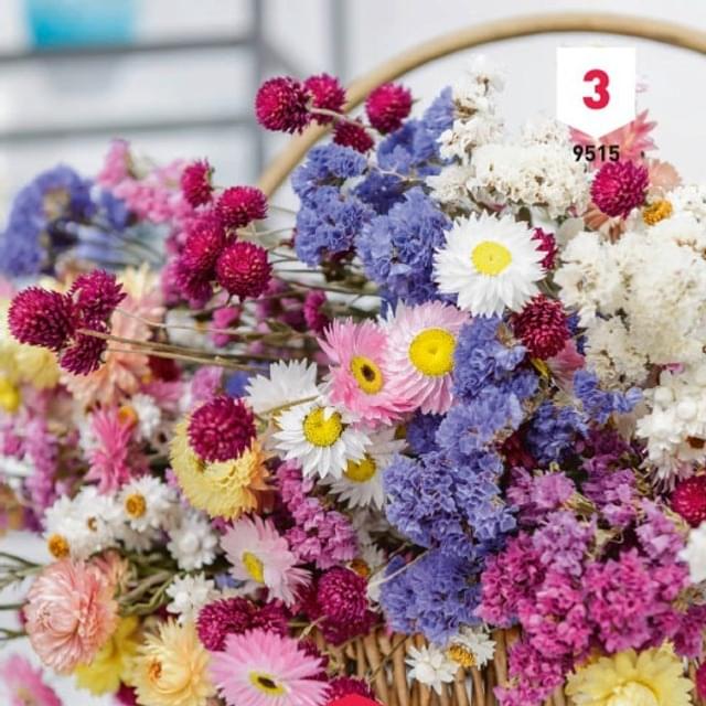 Fleur en mélange pour bouquet sec