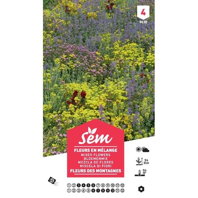 Fleurs des montagnes en mélange XXL (sachet)