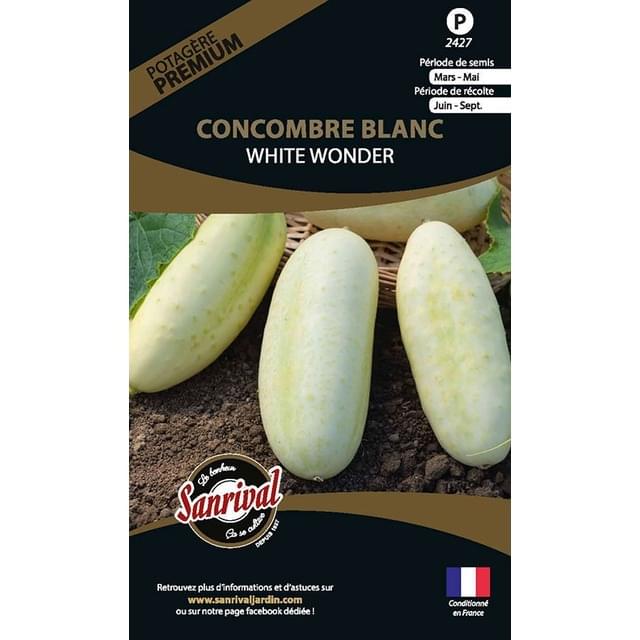 Concombre blanc White Wonder (sachet)