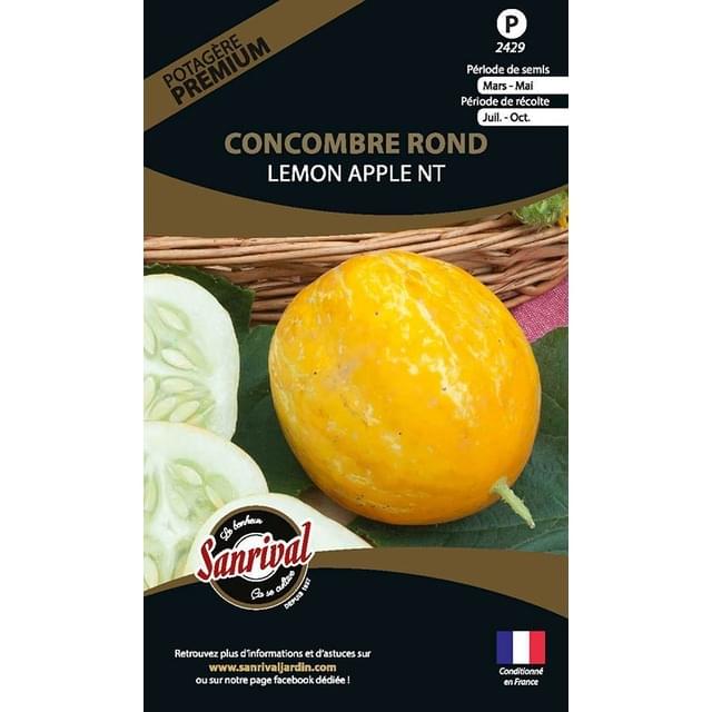Concombre rond Lemon Apple (sachet)