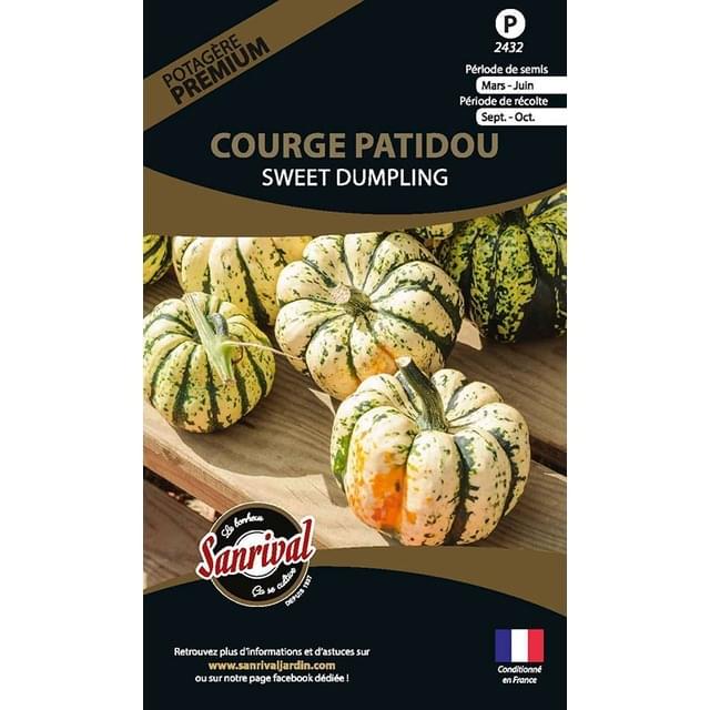 Courge patidou Sweet Dumpling (sachet)