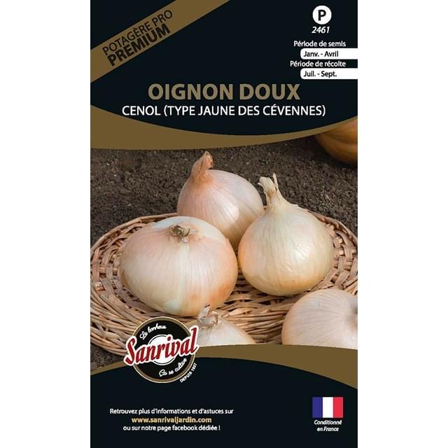 Oignon doux Cenol (type jaune des cévenne) (sachet)