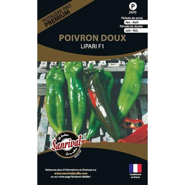 Poivron doux Lipari HF1 (sachet)