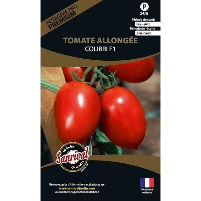 Tomate allongée Colibri F1 (sachet)