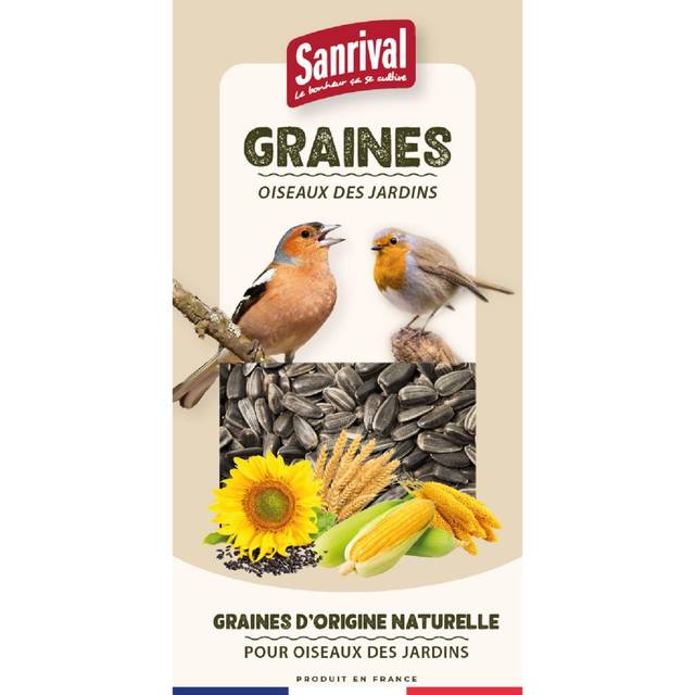 Tournesol pour oiseaux des jardins