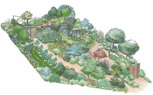 HORTUS POCUS - Julie FRAISSE, paysagiste concepteur, François CEREZA, paysagiste, Milan MARKOVIC, apprenti, Veronika RICHTEROVA, artiste plasticienne