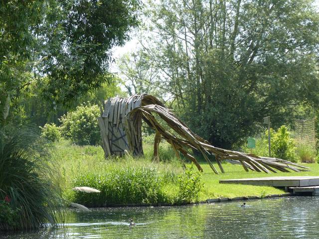 Mémoire d'arbres - Yushin U Chang - création 2020 - Hortillonnages d'Amiens