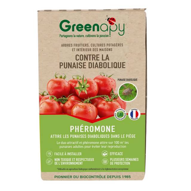 Punaises diaboliques : Phéromones Halyomorpha halys - 2 capsules