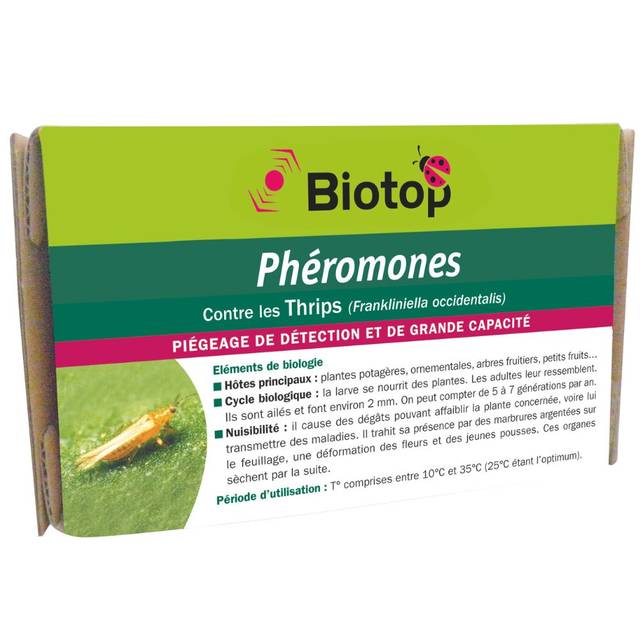 Thrips : Phéromones Frankliniella occidentalis - 2 capsules