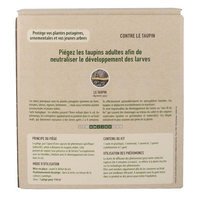 Piège entonnoir anti taupin