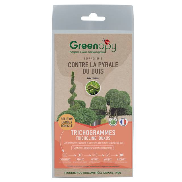 Anti-pyrale du buis -  Tricholine Buxus - 4 diffuseurs