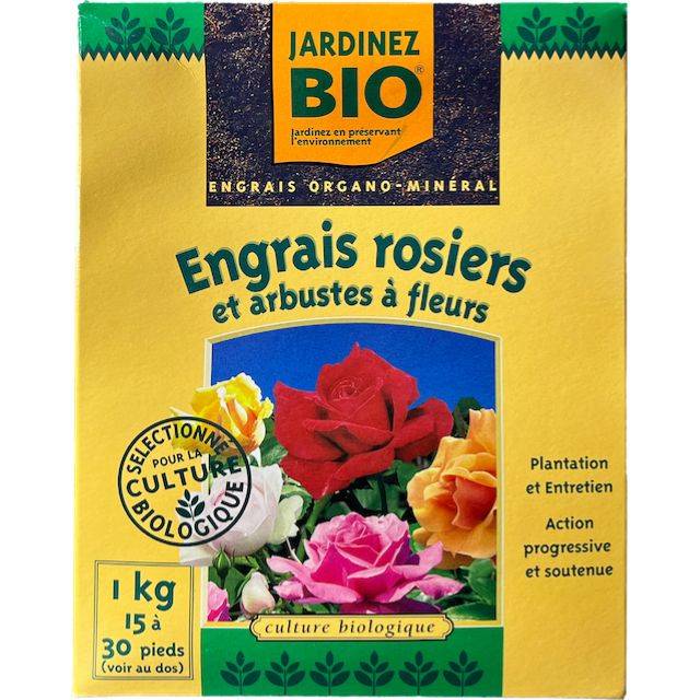 Engrais Rosiers et Arbustes à fleurs 1Kg