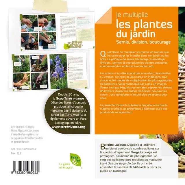 Je multiplie les plantes au jardin - Livre