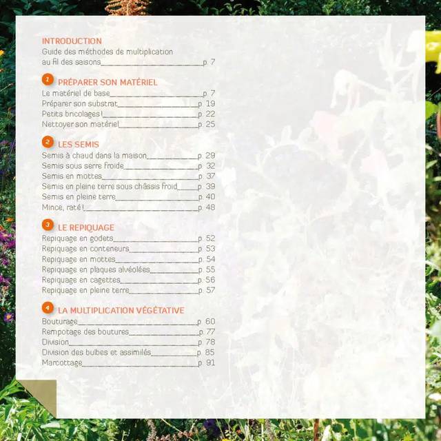 Je multiplie les plantes au jardin - Livre