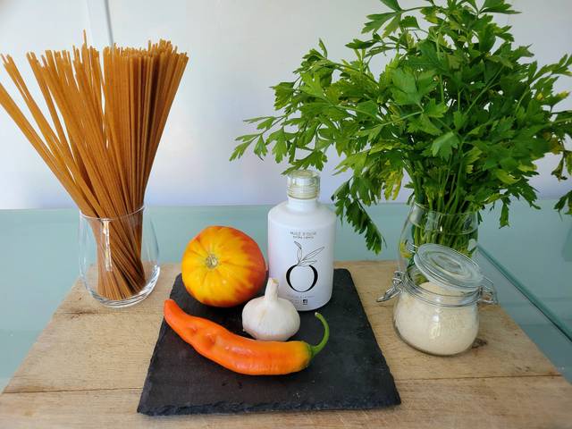 Pâtes à la carrettiere : ingrédients