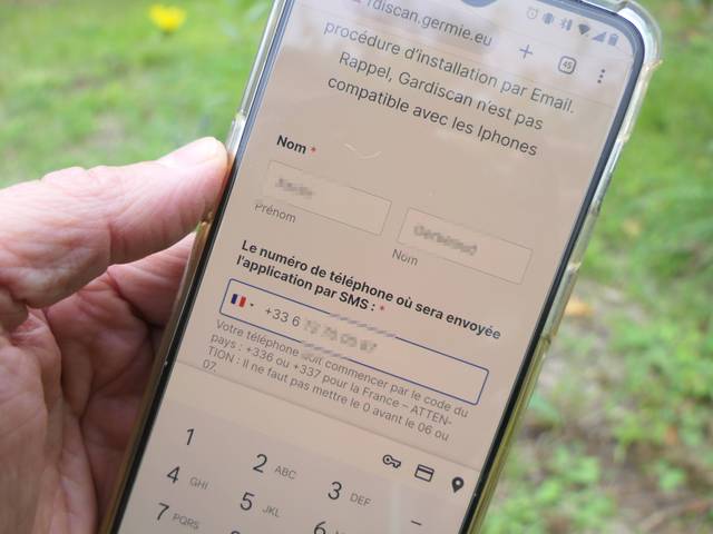 Téléchargement de l'application Gardiscan pour smartphone Android