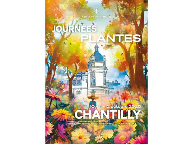 Journées des Plantes de Chantilly - Automne 2025 - affiche