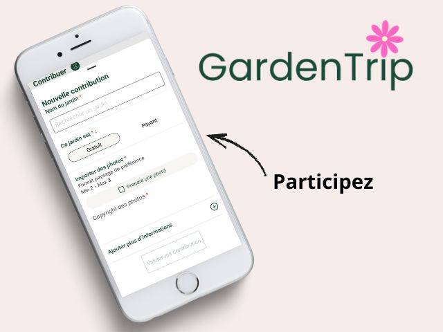 Garden Trip : formulaire d'inscription