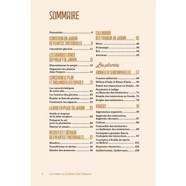 Cultiver les plantes tinctoriales