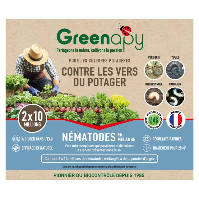 Pochette préparée Anti-vers du potager universel (D.R. / Greenapy)